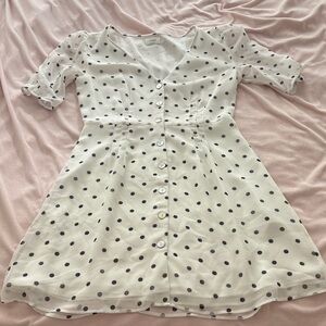 Wilfred Polka Dot Mini Dress